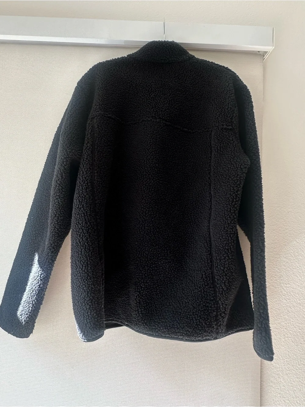 Port Authority Black Sherpa Zip-Up Pullover